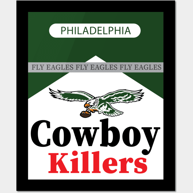 philadelphia cowboy killers fly eagles Wall Art by davidsmith78